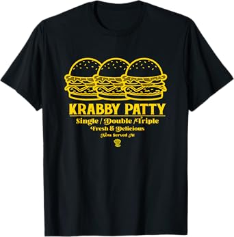 SpongeBob SquarePants Krabby Patty Only At Krusty Krab Ad T-Shirt