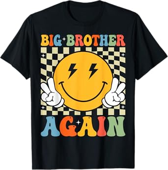 Groovy Big Brother Again Big Brother Announcement For Boys T-Shirt