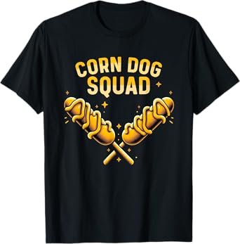 Cute Corn Dog Squad Stick Dogs Corndog Men Women T-Shirt