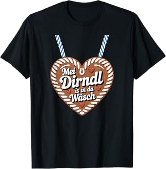 Gingerbread Heart Funny Dirndl German T-Shirt