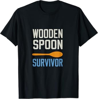 Wooden Spoon Survivor Humor T-Shirt