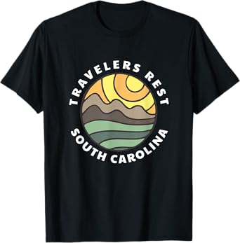 Travelers Rest South Carolina SC Mountain Vacation Souvenir T-Shirt