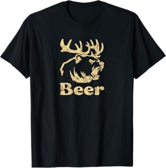 Bear Deer Beer T-Shirt