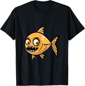 Funny Halloween Goldfish Zombie T-Shirt