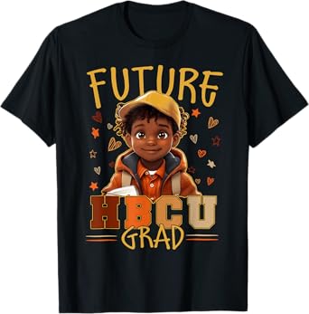 Black Boy Future HBCU Graduate Afro College Graduation Kids T-Shirt