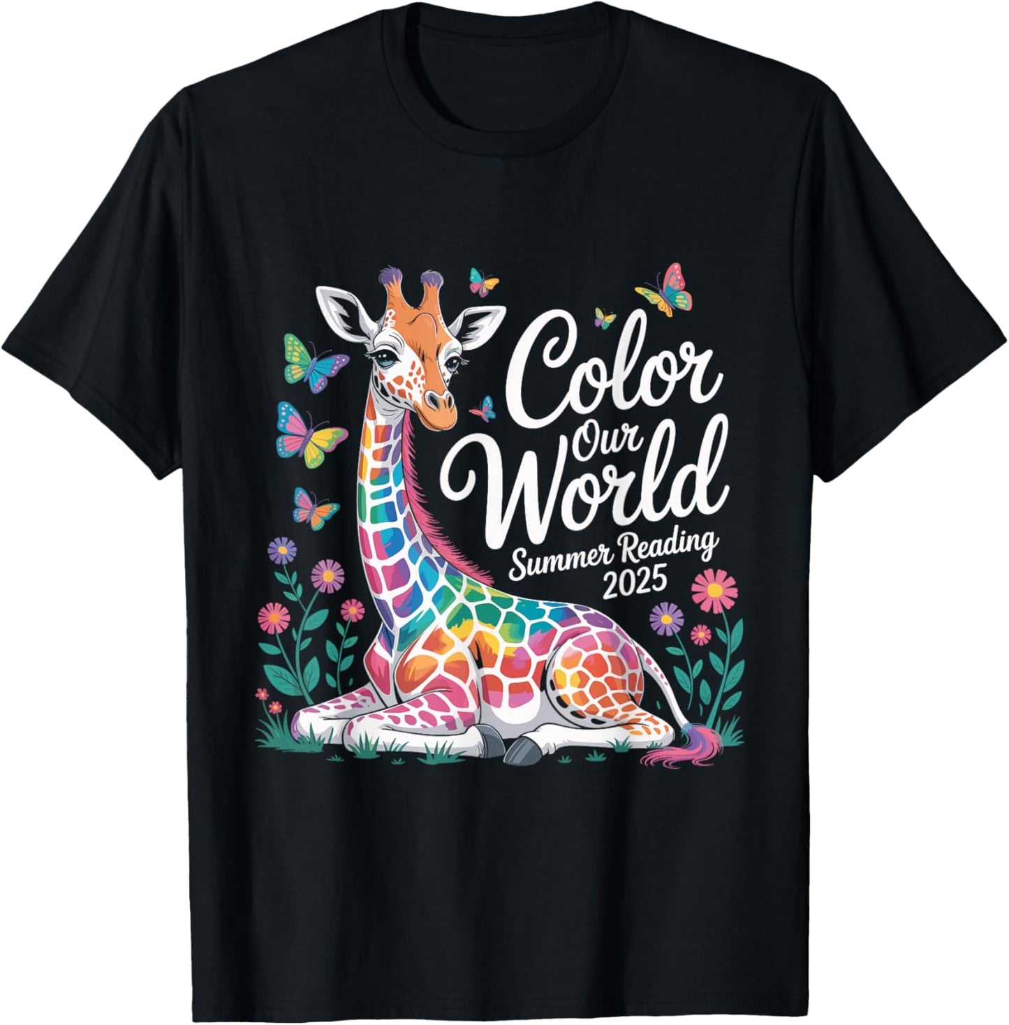 Color Our World Summer Reading Program 2025 T-Shirt