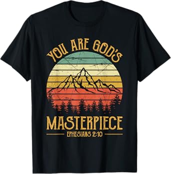 You Are God's Masterpiece Tshirt Mens Womens Kids Christian T-Shirt