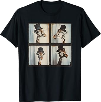 Funny Giraffe Portrait T-Shirt