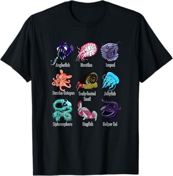 Marine Biology Deep Sea Creatures T-Shirt