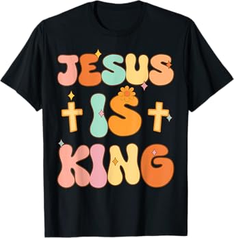 Jesus Is King Youth Toddler Boys Girls Christian T-Shirt