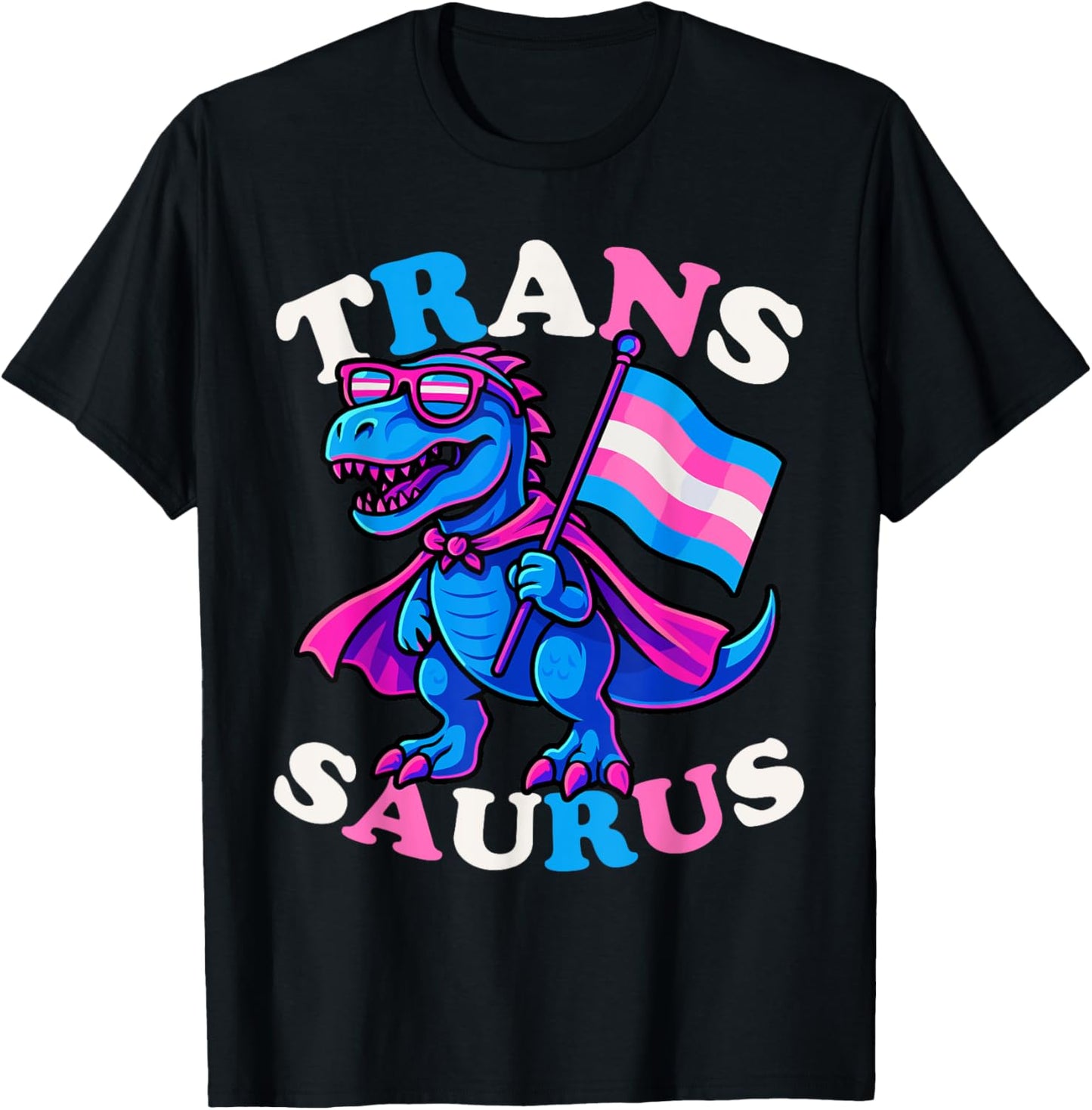 Trans Saurus Transgender Rights Dinosaur Pride Month 2025 T-Shirt