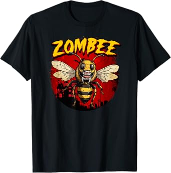 Zombee Zombie Bee Spooky Halloween Bee Costume T-Shirt