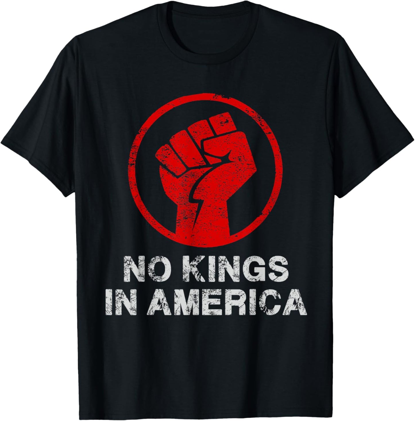 No Kings In America Since 1776 Resist 8647 US Flag Men Women T-Shirt