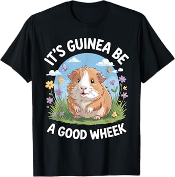 Funny Guinea Pig Art for Men Women Kids Guinea Pig Lovers T-Shirt
