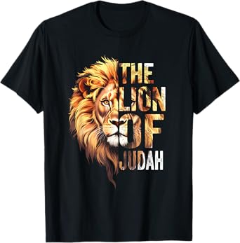 Jesus The Lion Of Judah Religious Christian For Men Women T-Shirt