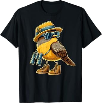 Bird Nerd Funny Bird Watching Birding Bird Lover Watcher T-Shirt