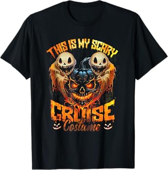 This Is My Scary Cruise Costume Devil Ghost Horror Halloween T-Shirt