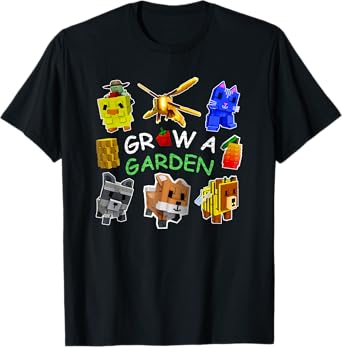 Grow a Garden Shirt Birthday Costume Boys Girls Teens T-Shirt