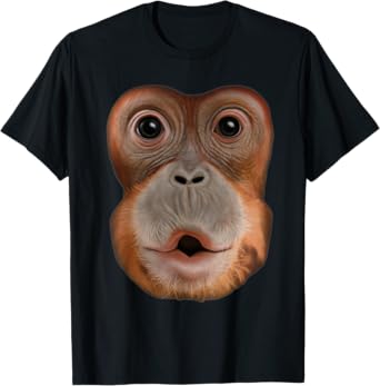 Monkey Stomach Funny Meme Ape Gorilla T-Shirt