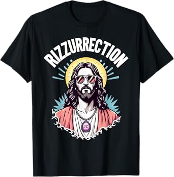 Funny Jesus Meme Gen Z Slang Rizz, He is Rizzen T-Shirt