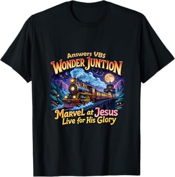 VBS 2025 Wonder Christian Camp Junction His Glory Jesus T-Shirt