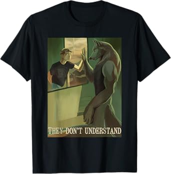 Werewolf Ripping Memes Alpha Wolf Meme They Don't Understand T-Shirt