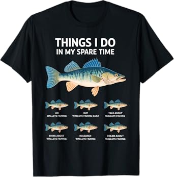 I Like Walleye Fishing Fish Angler Fisherman Walleye Fishing T-Shirt