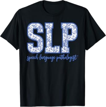 Speech Therapy Retro Flower Speech Language Pathologist SLP T-Shirt