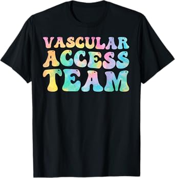 Vascular Access Team Nursing RN Nurse Appreciation Groovy T-Shirt