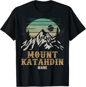Mount Katahdin National Park Merchandise Hiking Mt Katahdin T-Shirt