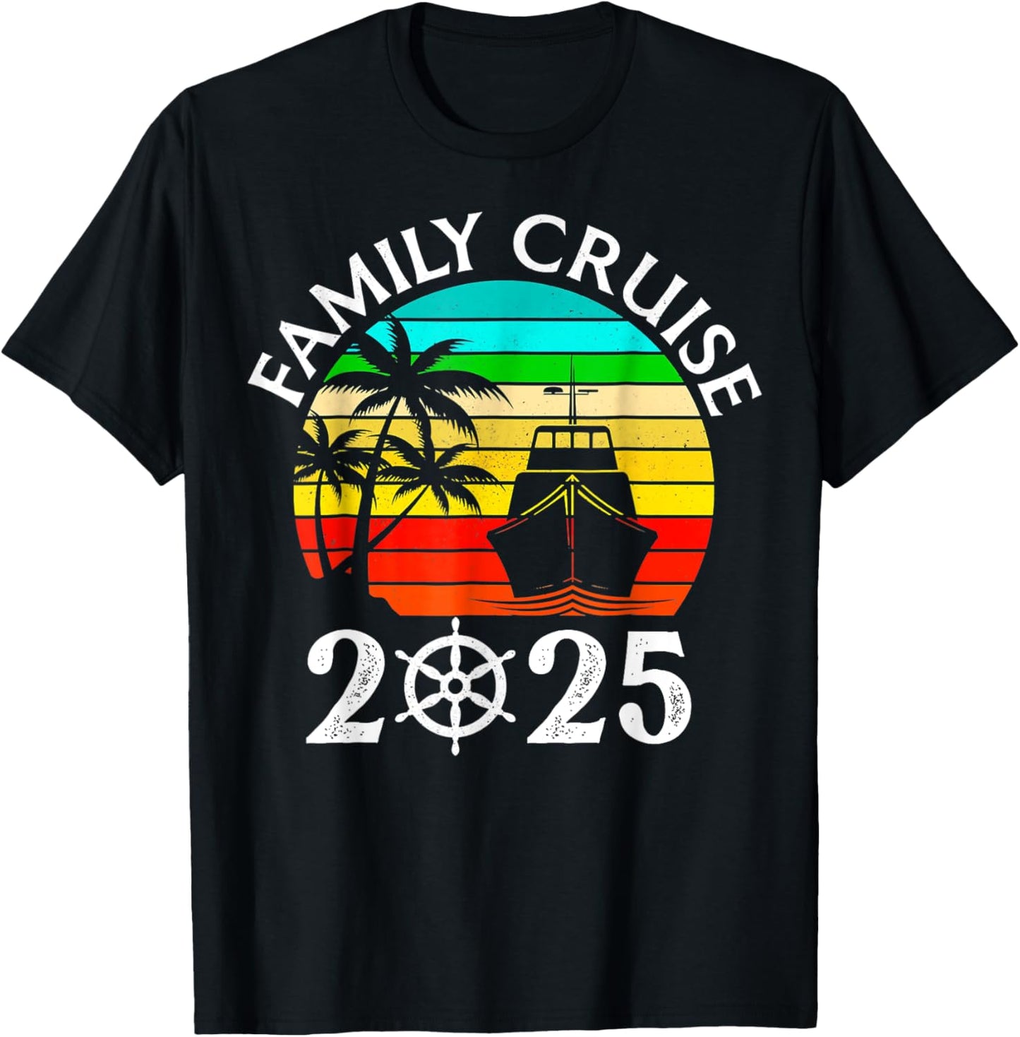 Family Cruise 2025 Vacation Trip Cruising Family Matching T-Shirt