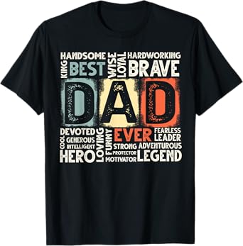 Vintage Funny Definition of Dad Retro Meme Joke Father's Day T-Shirt