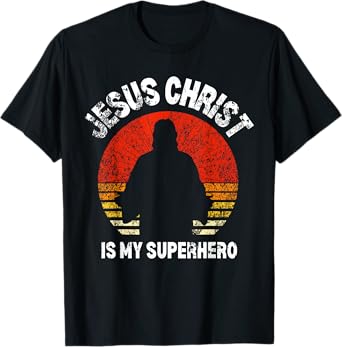 Jesus Christ Is My Superhero Jesus Kids Toddler Baby 5T 4T T-Shirt
