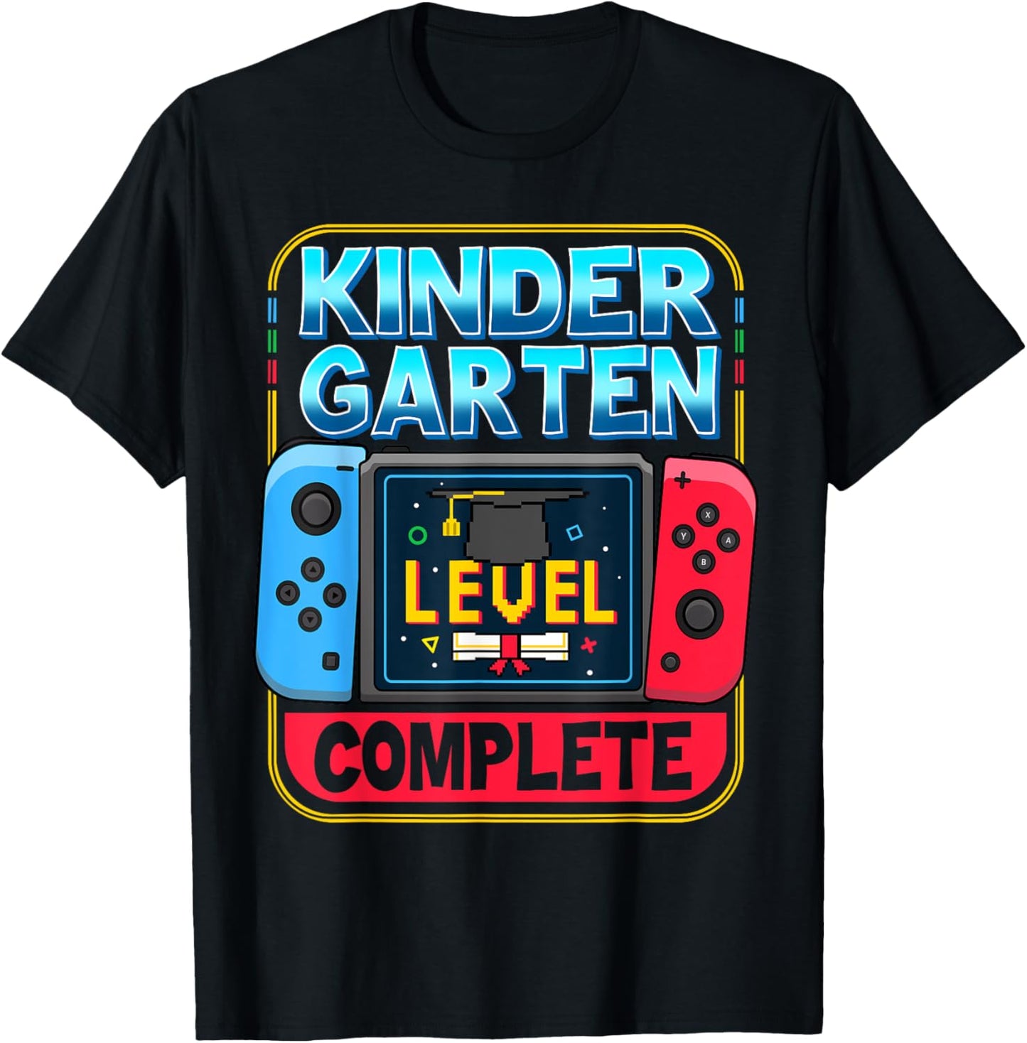 Kindergarten Level Complete Graduation Class of 2025 Gamer T-Shirt