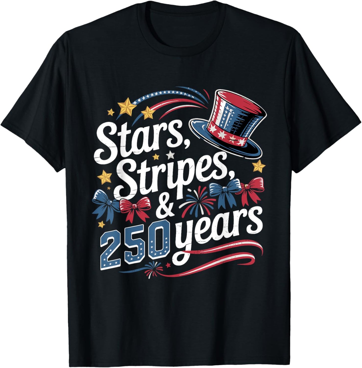 250 Years USA Semiquincentennial America Celebration T-Shirt