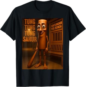 Tung Tung Tung Sahur Brainrot Meme T-Shirt
