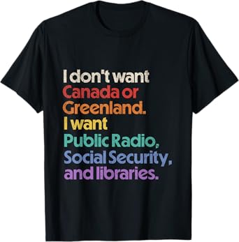 Protect Public Broadcasting, Social Security, Libraries T-Shirt
