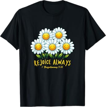 Rejoice Always God Faith Jesus T-Shirt