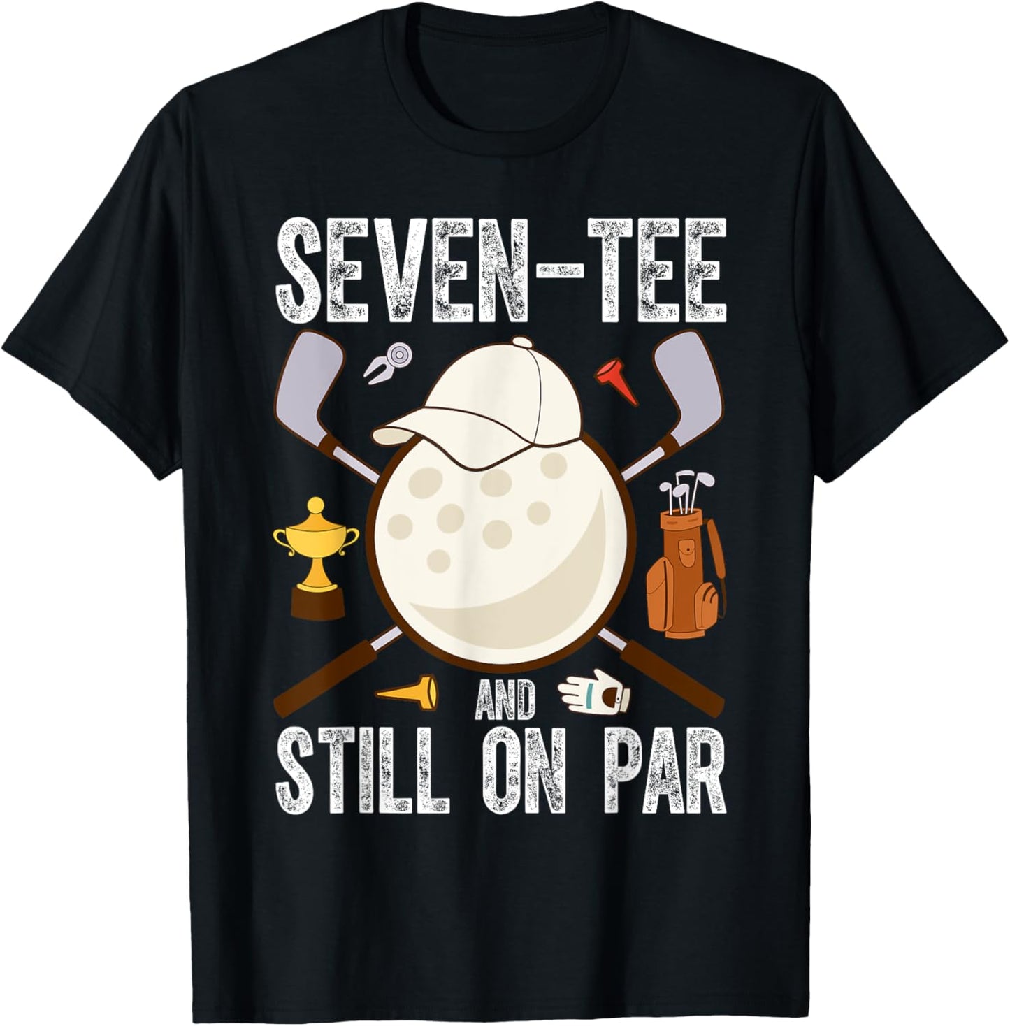Funny 70th Birthday Golf Pun Golfing 70 Year Old Golfer T-Shirt