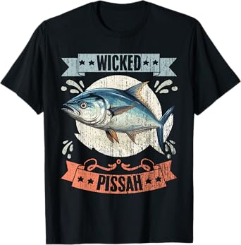 Wicked Pissah Retro Tuna Whisperer Tuna Fisherman Tuna Lover T-Shirt