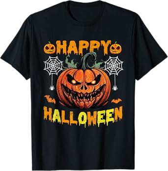 Pumpkin Halloween Costume Men Women Funny Halloween 2024 T-Shirt