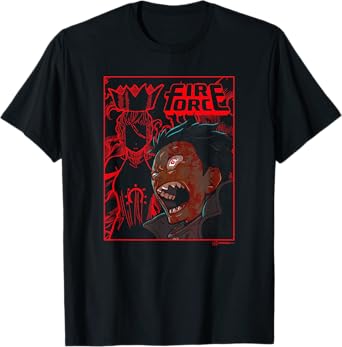 Fire Force Shock Shinra Haumea Silhouette T-Shirt