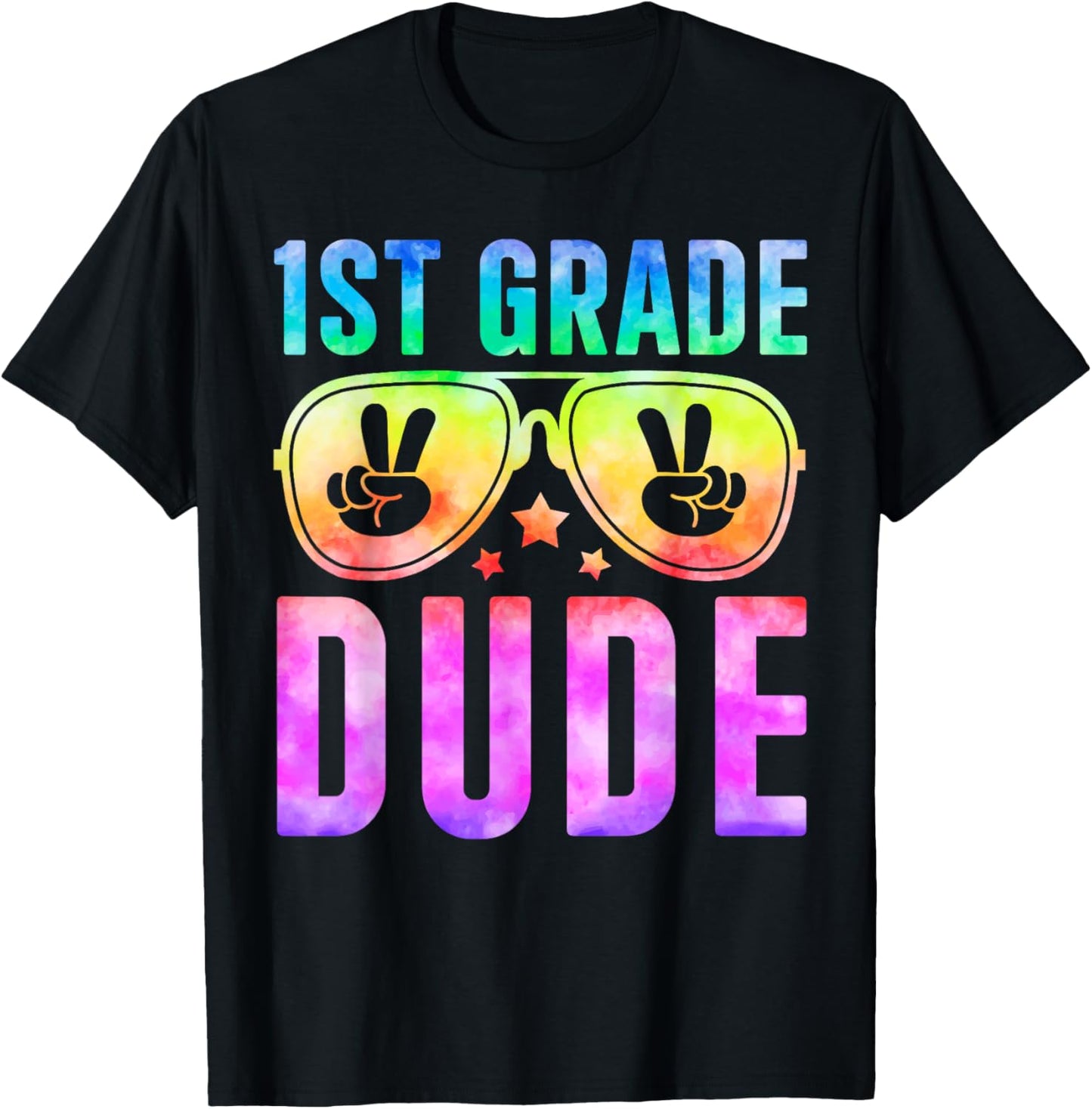 1st Grade Cool Dude Tie Dye Back To School First Grade Boys T-Shirt
