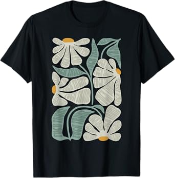 Subtle Boho Flowers Anti Trump, Kamala Harris Voter T-Shirt