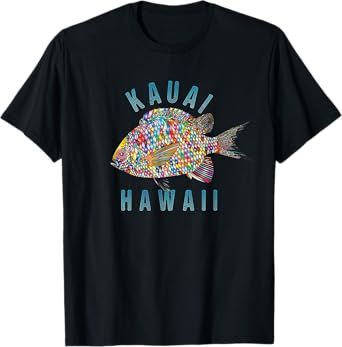 Kauai, Hawaii Beach Design / Souvenir Illustration Men Women Kids T-Shirt