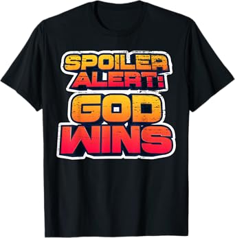 Vintage God - Wins Shirt God Wins Christian Faith Lover-God T-Shirt