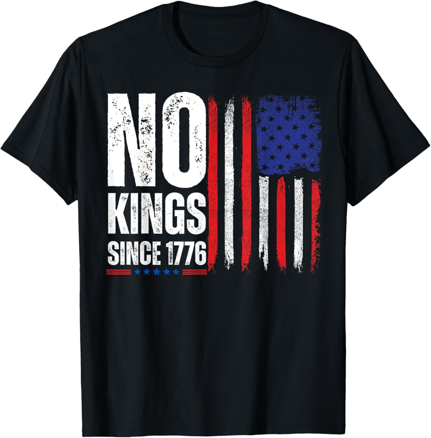 No Kings In America Since 1776 Save Democracy T-Shirt