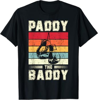 Vintage Retro The Baddy Paddy Father's Day Tee Design T-Shirt