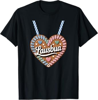 Lausbua Gingerbread Heart German T-Shirt