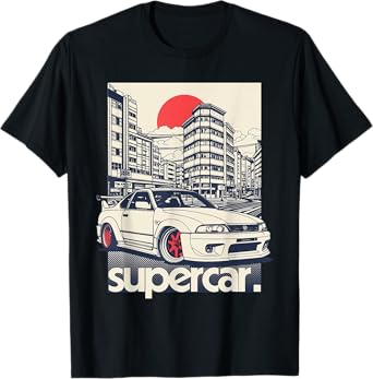Just a Boy Who Loves Cars Supercar Sports Car T-Shirt